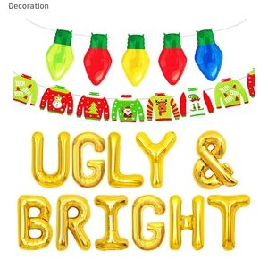 ♥️Ugly & Bright Ugly Sweater Party Decorations